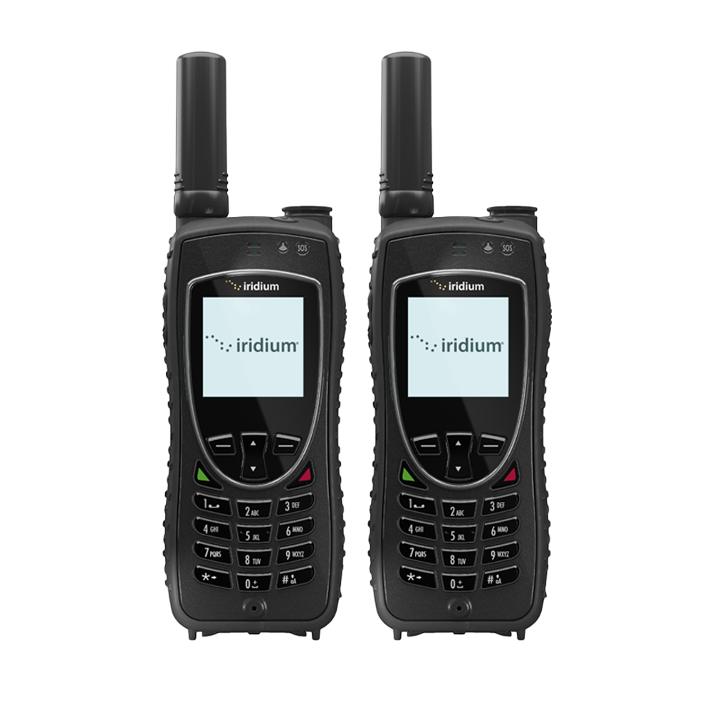 2 Iridium 9575 Satellite Phones + 300 Minutes or Texts